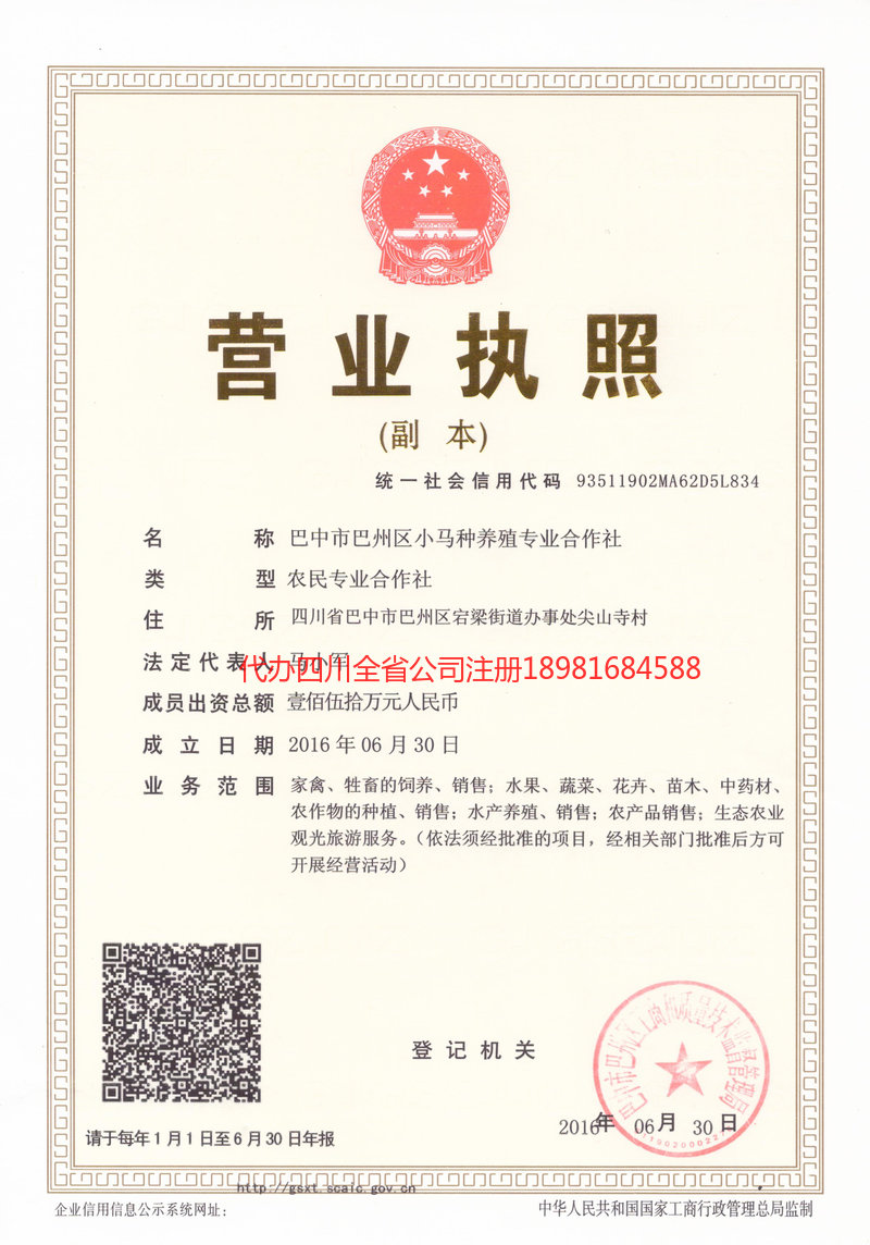 开远开远小马种养殖专业合作社